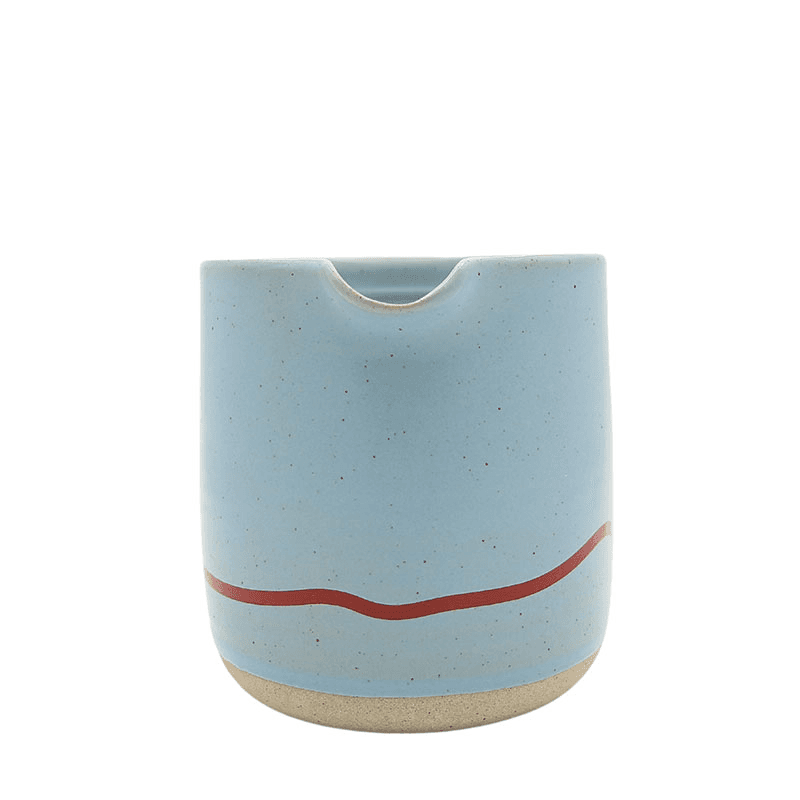Studio Jug, 400ml, Clear Sky & Red