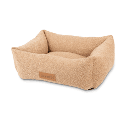Image showing the Luxury Boucle Box Bed, 50 x 40cm, Desert Tan product.