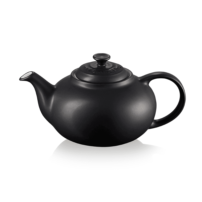 Stoneware Classic teapot, 1.3 litre, satin black