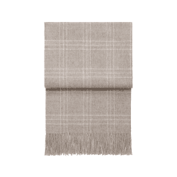 Image showing the Superior Plaid Throw, H200cm x W130cm, Beige/White product.