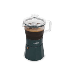 Image showing the Verona Glass Espresso Maker, 290ml, Green product.