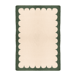 Image showing the Portico Rug, 170 x 250cm, Forest Green product.