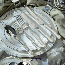 Image showing the Harley Sovereign Silver Plated Cutlery Canteen Set - 44 Piece product.