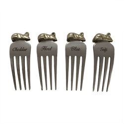 Image showing the Mouse Cheese Marker Set, Silver product.