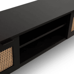 Image showing the Mia Smart TV Unit, Black product.