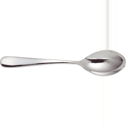 Image showing the Nuovo Milano by Ettore Sottsass Dessert spoon, Stainless Steel product.