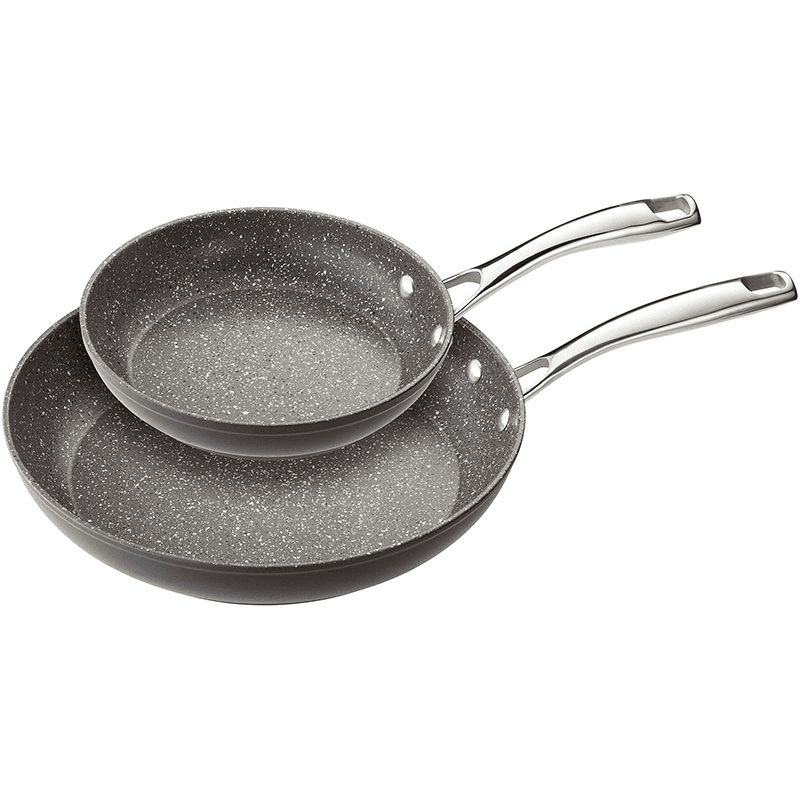 Rocktanium 2 piece non-stick frying pan set, Aluminium