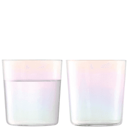 Image showing the Iridescence Set of 2 Tumblers, 390ml, Mother of Pearl product.