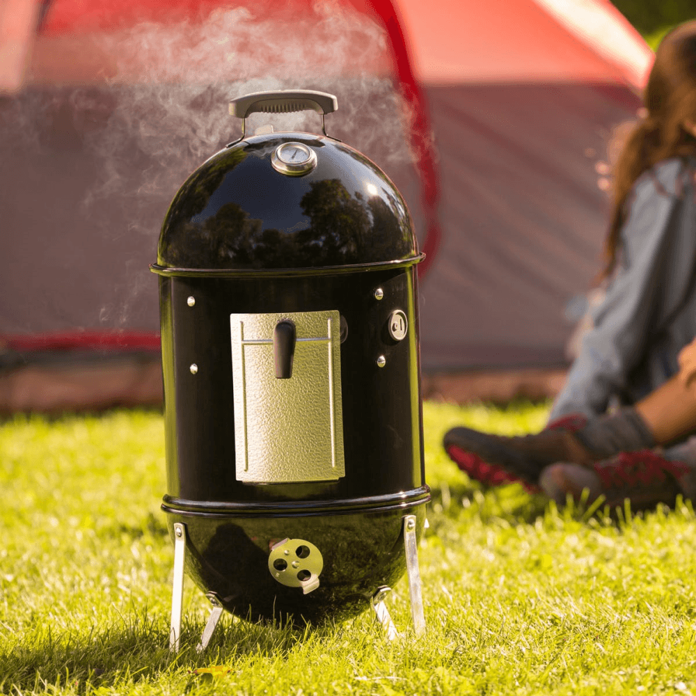Smokey Mountain Charcoal Cooker/smoker barbecue, 37cm, Black
