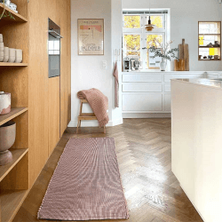 Image showing the Hazelnut Rug, H60 x W150cm, Light Rose product.