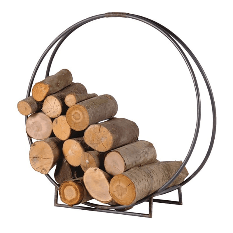 Circle Log Holder, D71cm, Metal