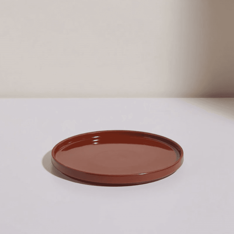 Set of 4 Salad Plates, 22cm, Terracotta