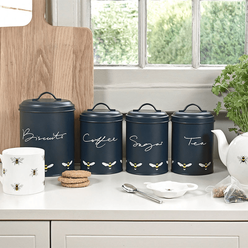 Bees Set of 3 storage tins