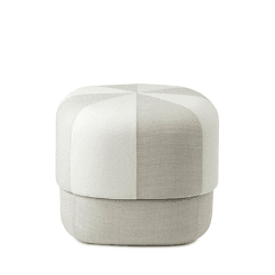 Image showing the Circus Pouf, H40 x D46cm, Sand product.