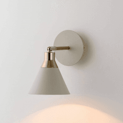 Image showing the Cone Wall Light, H13.5cm, Sand product.