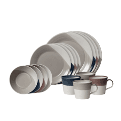 Image showing the Bowls of Plenty 16 piece dinnerware set product.