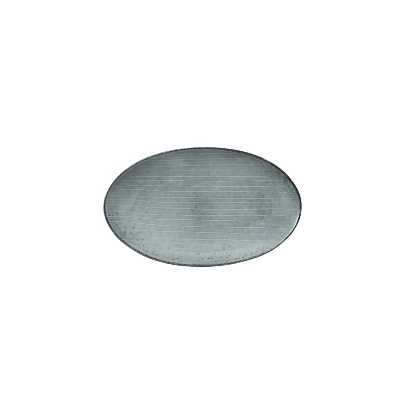 Nordic Sea Oval Plate, 22cm, Blue