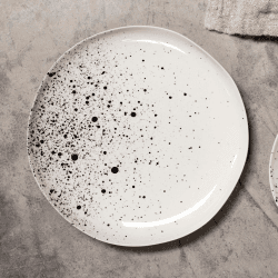 Image showing the Ama Splatter Dinner Plate, D25cm, White product.