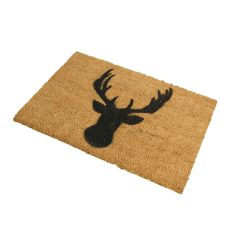 Image showing the Stags Head Doormat, L60 x W40 x H1.5cm product.