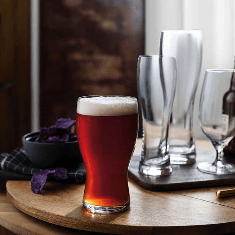 Purismo Set of 2 Beer Glasses, 620ml, Clear