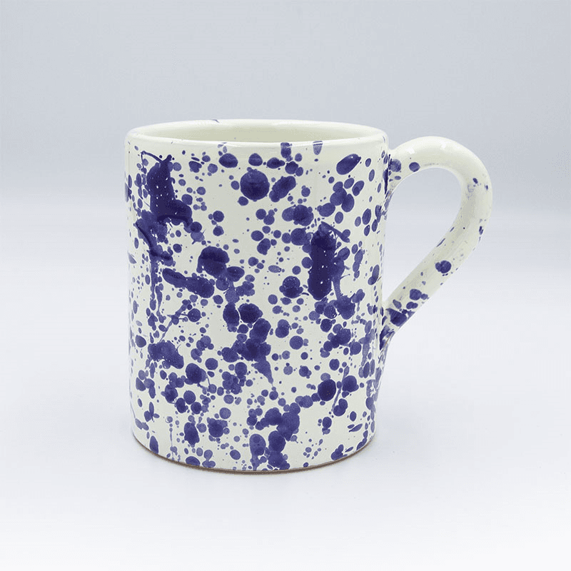 Splatter Mug, H10cm, Blueberry