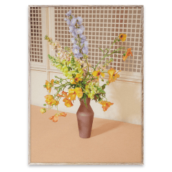 Image showing the Blomst 06 Art Print, 50 x 70cm, Beige product.