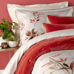 Image showing the Jaipur Cushion, 30 x 50cm, Coral product.