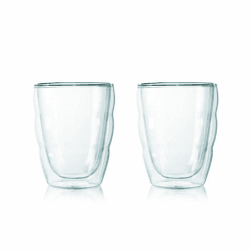 Image showing the Pilatus Double Walled Set of 2 Tumblers, 250ml, Clear product.