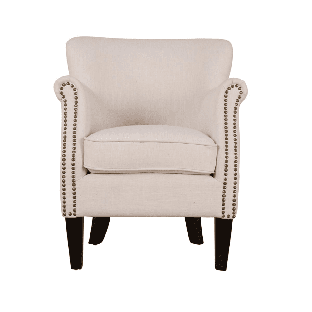 Greyhound Armchair, H78 x W65 x D76cm, Cream