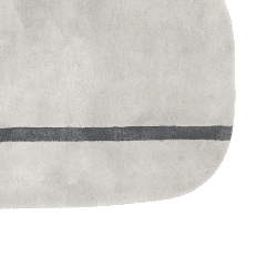 Image showing the Oona Rug, L200 x W90cm, Grey product.