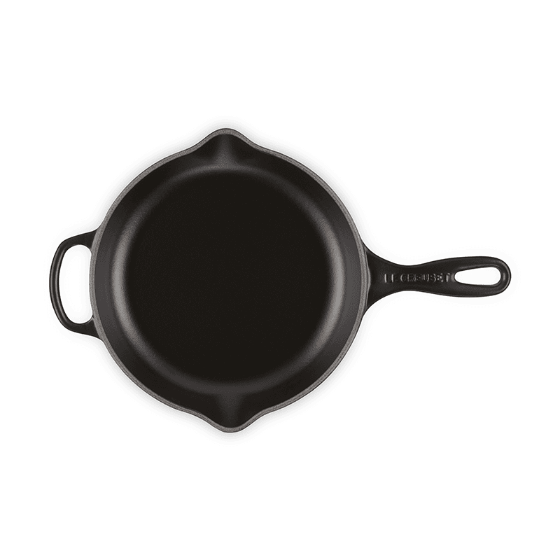 Signature Cast Iron Round skillet, 23cm, Satin Black