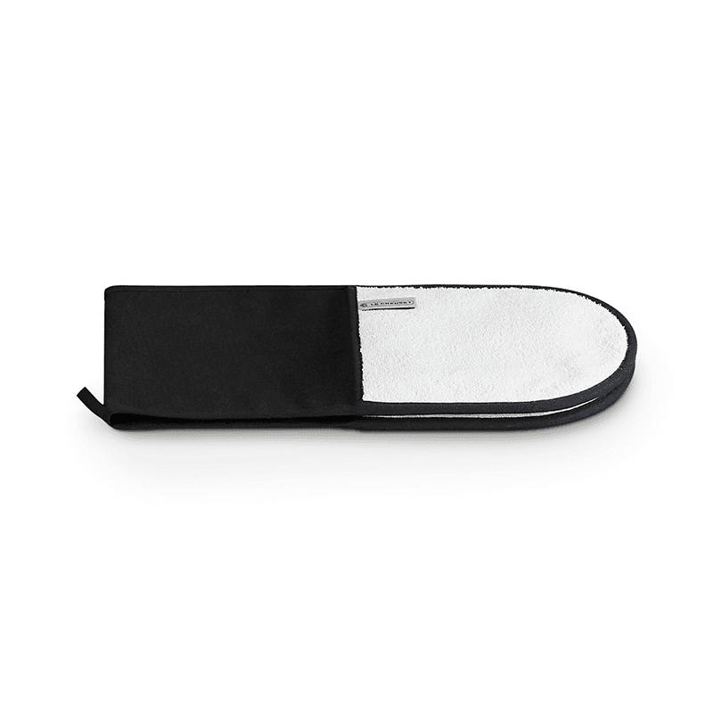 Textiles Double oven glove, Black