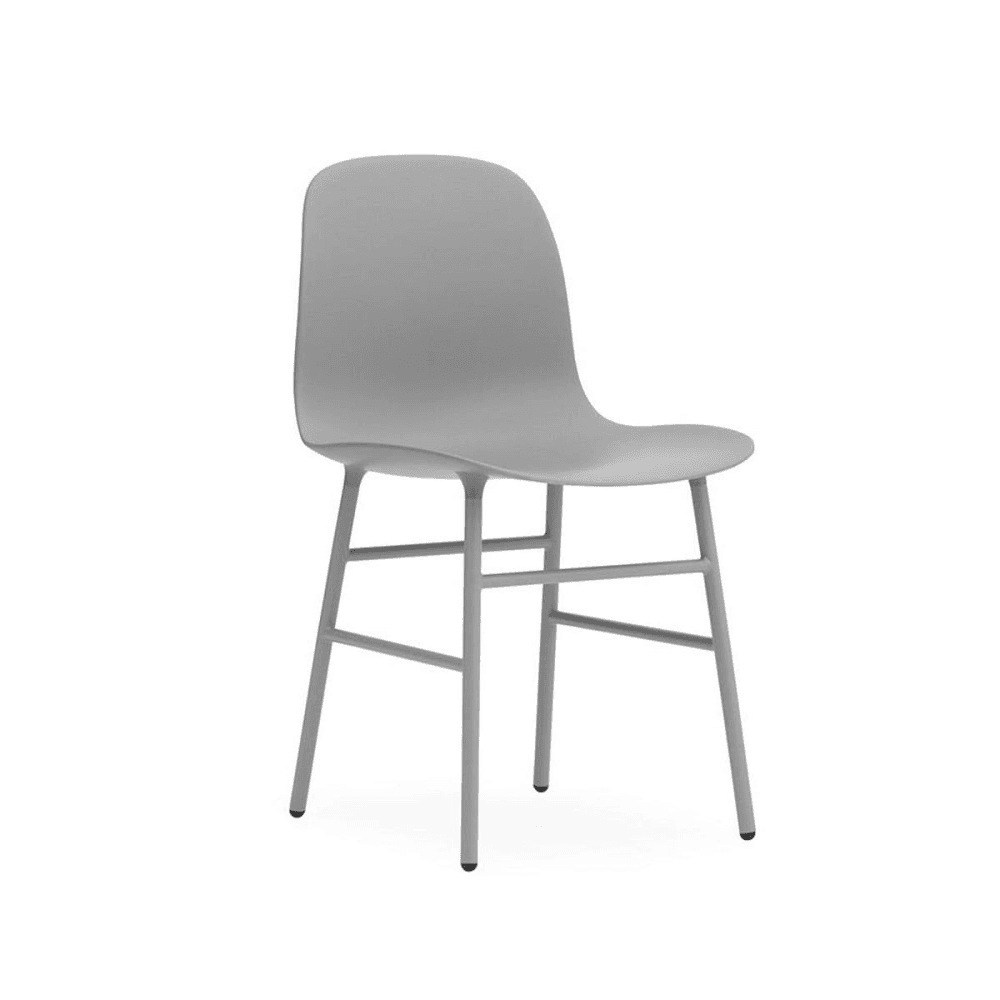 Form Dining chair, L48 x H80 x D52cm, Grey
