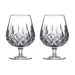 Image showing the Connoisseur Lismore Set of 2 Brandy Balloon Glasses, 480ml, Clear product.