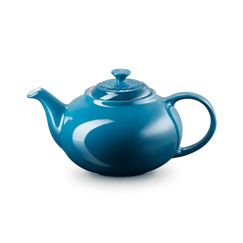 Stoneware Grand teapot, 1.3L, Deep Teal