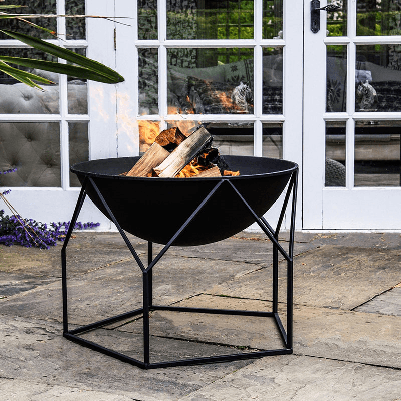 Buckingham Outdoor firebowl, W70cm, Black