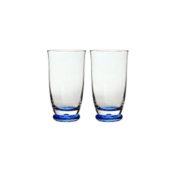 Image showing the Imperial Blue Pair of large tumblers, 40cl product.