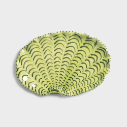 Image showing the Shellegance Plate, 16 x 11cm, green product.