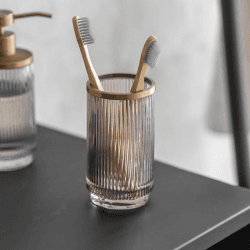 Image showing the Adelphi Toothbrush Holder, Grey product.
