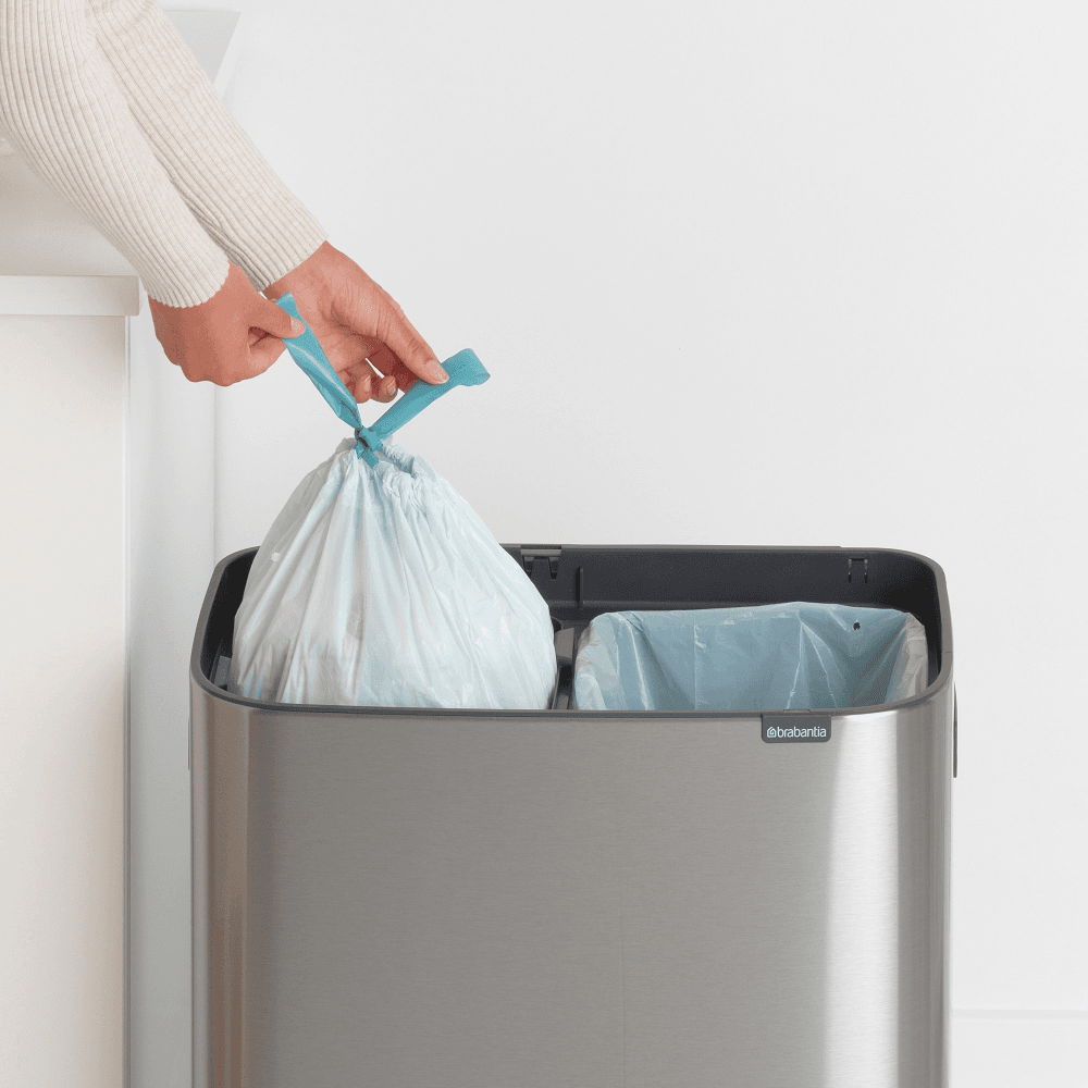 Bo Touch bin, 30 litre, Matt Steel Fingerprint Proof