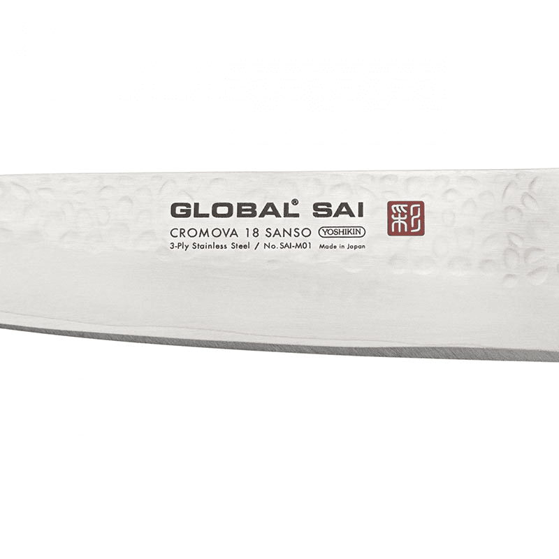 Sai Cooks Knife, 14cm, Silver