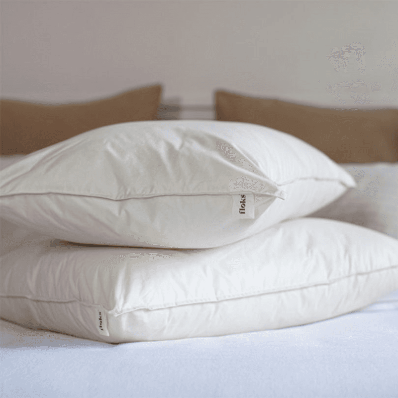 Soft Firmess Organic Wool Regular Pillow, Regular, Cream