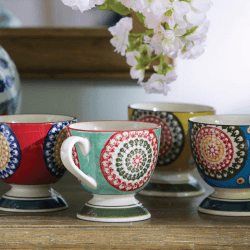 Image showing the Florya Set of 4 mugs, H10cm product.