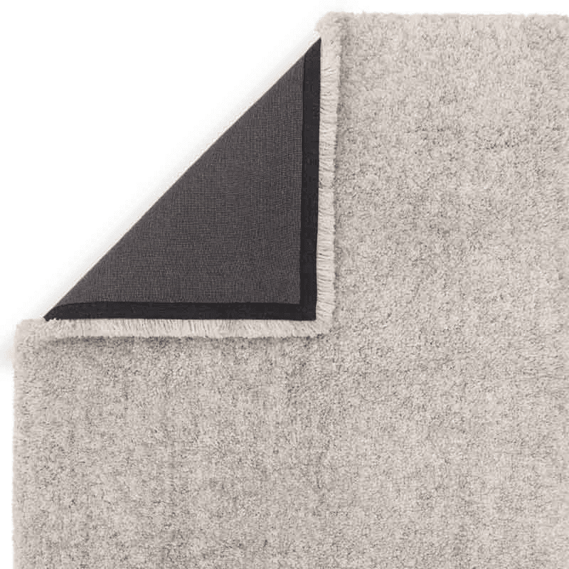 Barnaby Plain Shaggy Rug, 120 x 170cm, Silver