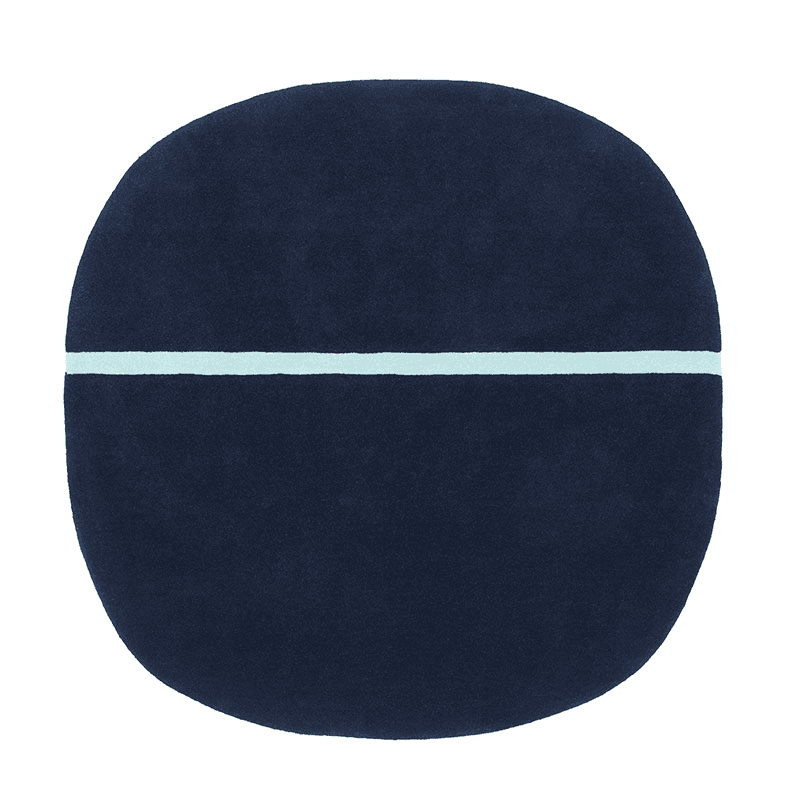 Oona Rug, L140 x W140cm, Blue