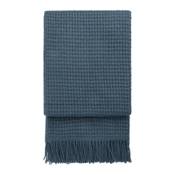 Image showing the Basket Plaid Throw, H200cm x W130cm, Orion Blue product.