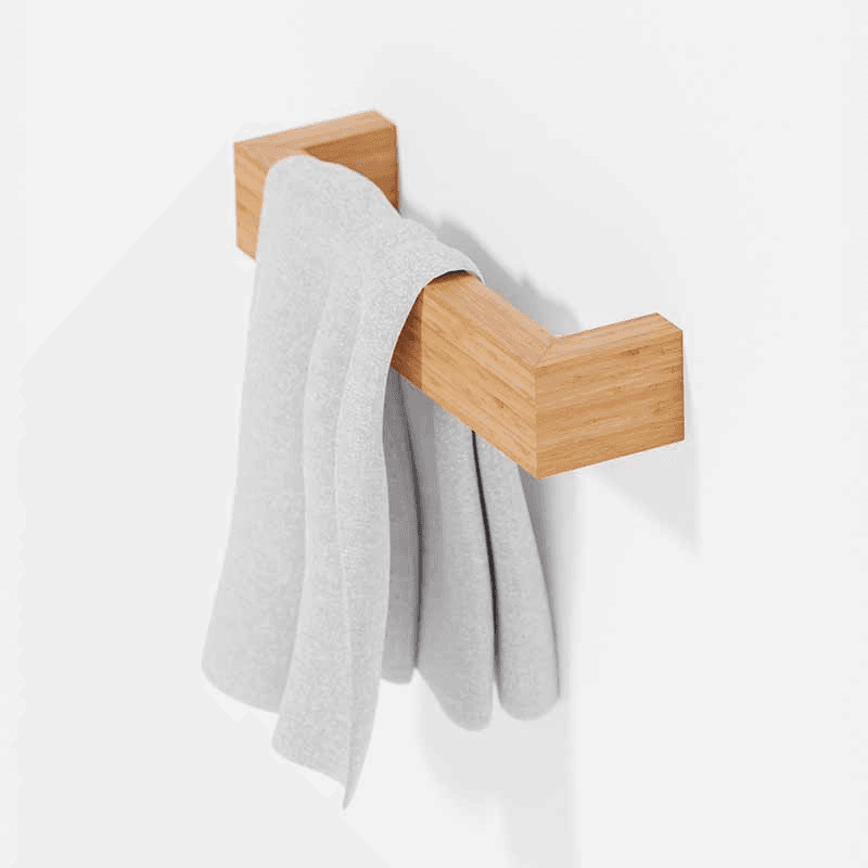 Hand Towel Rail, L28cm, Bamboo