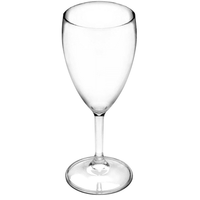 Acrylic Wine Glass, 385ml, Clear