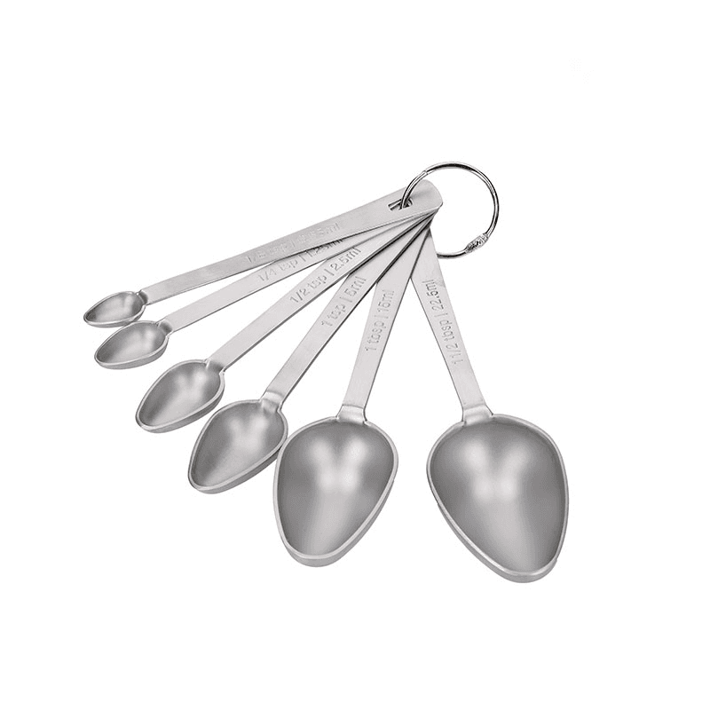 Measuring Spoon 6 Piece Set, 11 cm, Stainless Steel