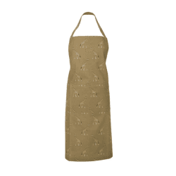 Image showing the Giraffe Adult Apron, 72 x 90cm, Mustard product.